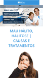 Mobile Screenshot of mauhalito.com.br