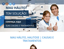 Tablet Screenshot of mauhalito.com.br