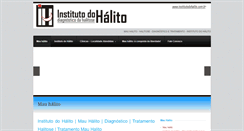 Desktop Screenshot of mauhalito.med.br