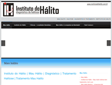 Tablet Screenshot of mauhalito.med.br